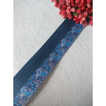 Лента репсовая с рисунком 25мм, цена за 1 м